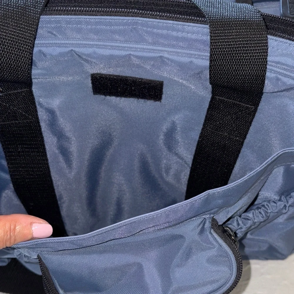 Vintage Rare Lands' End Unisex Slate Blue Weekender/Laptop Bag